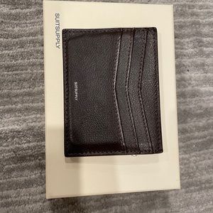 Suitsupply brown leather wallet